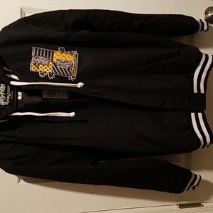 Hufflepuff varsity style jacket. NWT